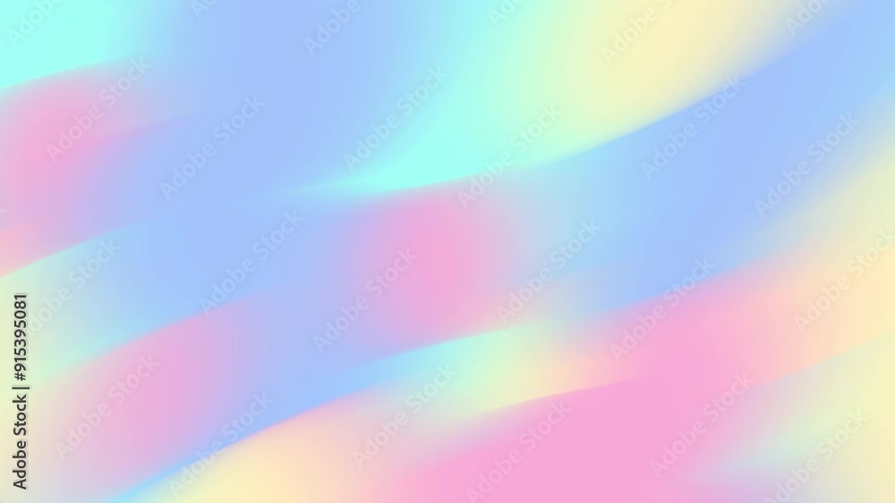 Poster background with pastel colors gradient, soft blend, blurred abstract design ideal for gentle and cal