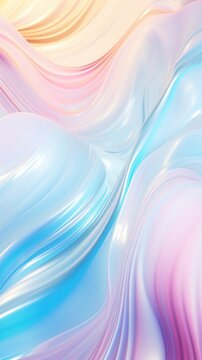 A rainbow pastel wave accessories accessory graphics.
