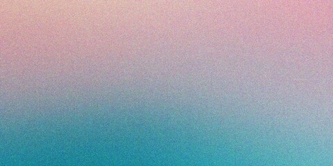 Fototapeta premium cyan purple grainy gradient background noise texture poster backdrop banner design, copy space