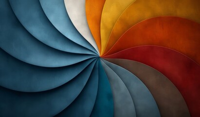 Fototapeta premium Retro Swirl Background with Grainy Texture and Vintage Colors