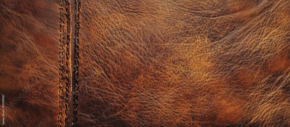 Aufkleber brown leather texture background. with copy space image. place for adding text or design