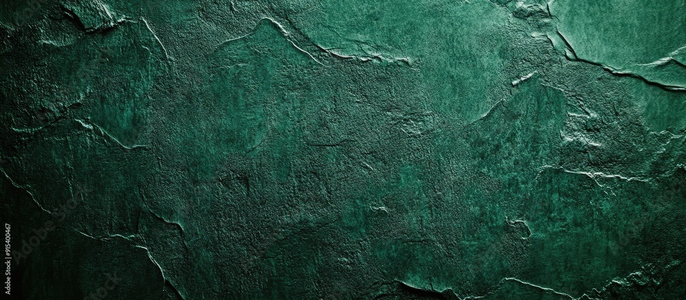 Poster dark green textured pattern abstract background can be used as wallpaper screensaver cover page or f