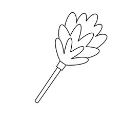 A white flower with a black stem