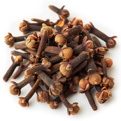 Fototapeta premium Dried cloves spice isolated on white background.