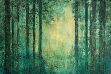 Green  forest abstraction 