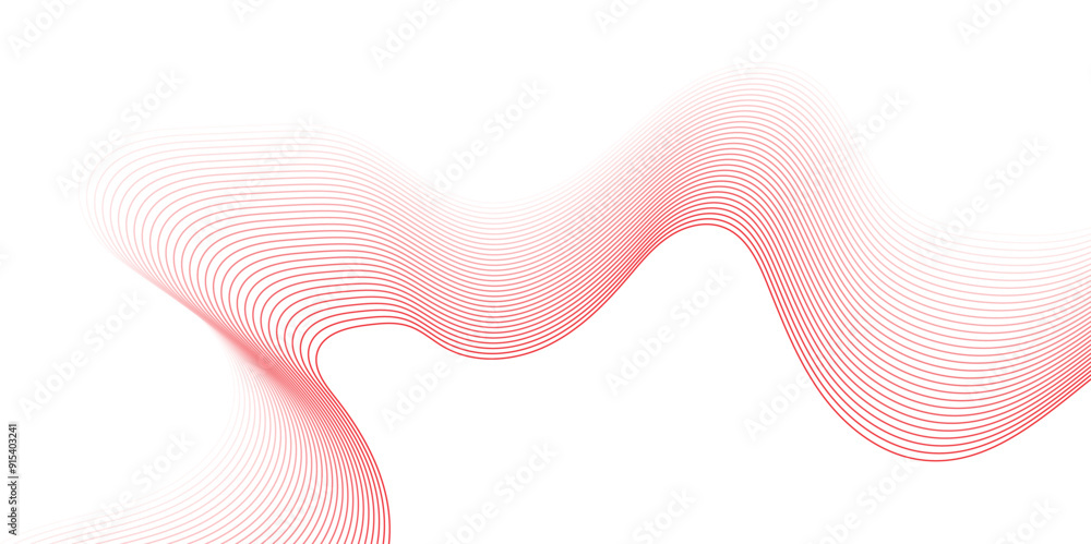 Poster curved wavy lines tech futuristic motion background. abstract wave element for design. lines abstrac