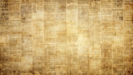 Old grunge newspaper texture background, vintage, aged, paper, news, weathered, retro, print, journalism, article