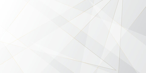 Abstract white and grey minimal line design. Future geometric triangle patterns golden minimal stoke design. Abstract stripe background geometry shine, geometric lines background. Vector illustration.