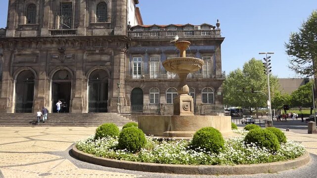 Church of Trinity is church in city of Oporto in Portugal