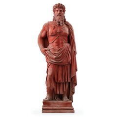 Ancient Greek red marble statue