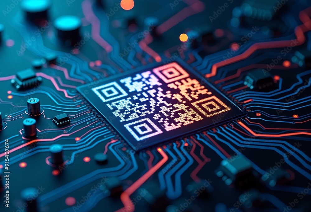 Poster dynamic qr code visualization: a modern take on information graphics