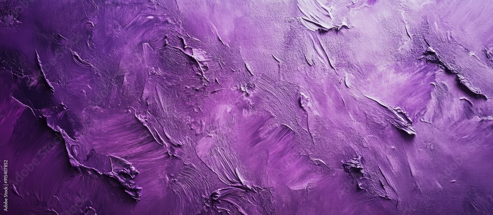 Poster Textured background in purple acrylic paint. with copy space image. Place for adding text or design