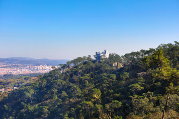 Fototapeta premium Portugal Sintra landscape on a sunny autumn day