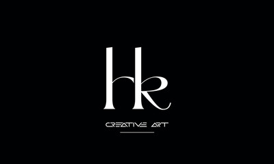 HK, KH, H, K abstract letters logo monogram
