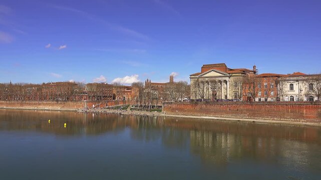 Notre-Dame de la Daurade is basilica in Toulouse, France. It was established in 410 when Emperor Honorius allowed conversion of Pagan temples to Christianity. It was temple dedicated to Apollo.
