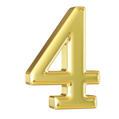 3D Golden Number 4
