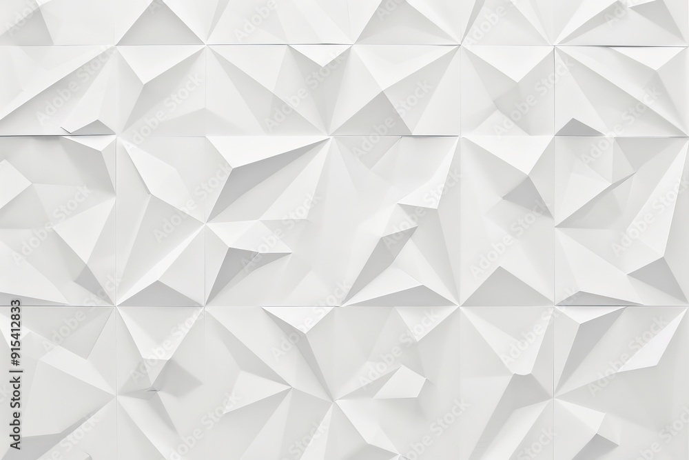Wall mural white background with a faint, repeating diamond pattern for an elegant design