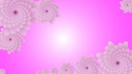 pink background with flowers, Luxury background