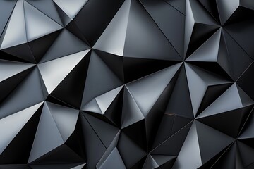 Obraz premium Abstract Black Geometric Background