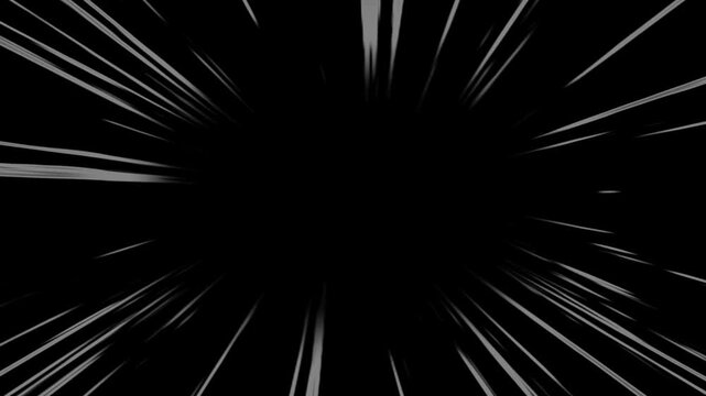 Speed lines Infinity loop for cartoons, comic, flying and manga animated gif 4k