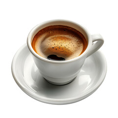 Fototapeta premium Espresso, in cute container, popular beverage, photograph