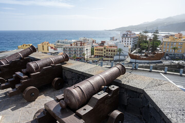 Castello de la Virgen - alte historische Verteidigungsanlange in Santa Cruz - La Palma