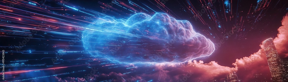 Poster Build a cloud computing network for a galactic empires data management