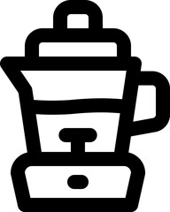 blender icon. vector line icon for your website, mobile, presentation, and logo design.