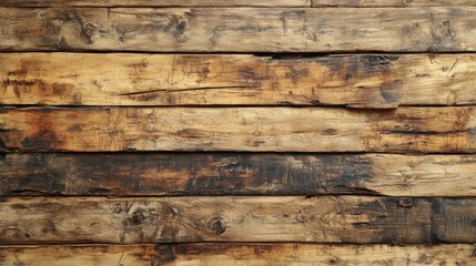 Obraz premium Rustic 3D wooden texture background with weathered planks and grain details, natural and earthy design