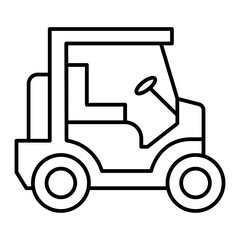 Lawn Mower icon. outline icon