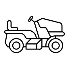 Golf Car icon. outline icon