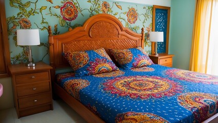 batik in various household furnishings
