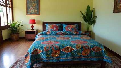 batik in various household furnishings