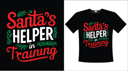 Christmas day calligraphy typography t-shirt design