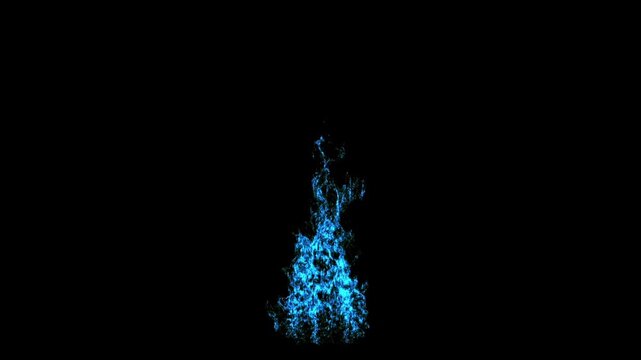 Realistic energy explosion and explosion with black background. VFX element.