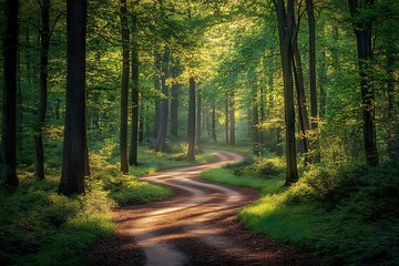 road in the forest