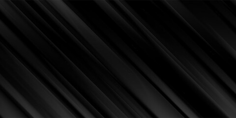 Black abstract background. Elegant dark diagonal shape elements. Modern luxury grey gradient graphic design.