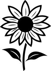 illustration of a sunflower