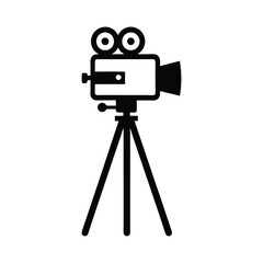 Obraz premium Black And White Cinema Movie Entertainment Clip Art Icon, Black And White Cinema Movie Entertainment Clip Art Icon, Camera Aperture Logo Illustration