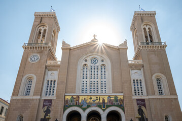 Metropolitan Cathedral of the Annunciation, cathedral church of the Archbishopric of Athens, Greece