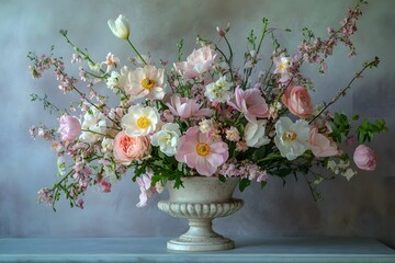 Floral Arrangement in a Vase
