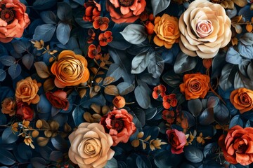 Floral Tapestry: A Rich and Colorful Arrangement