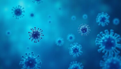  Viral Infection  A microscopic view of a pandemic threat