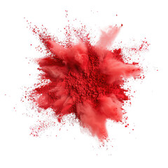 Abstract red and white color explosion.