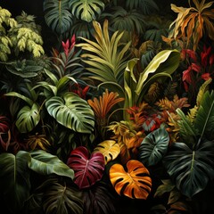 Obraz premium Tropical Rainforest - A Lush Tapestry of Nature