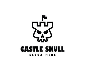 Castle Skull Logo