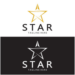 star logo template vector icon illustration design-vector