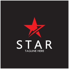 star logo template vector icon illustration design-vector