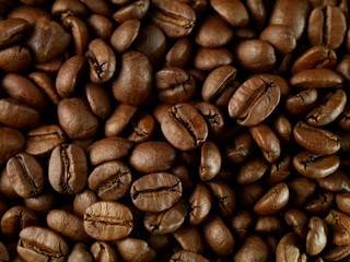 Coffee beans background