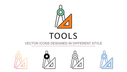 Tools icon design with white background stock illustration